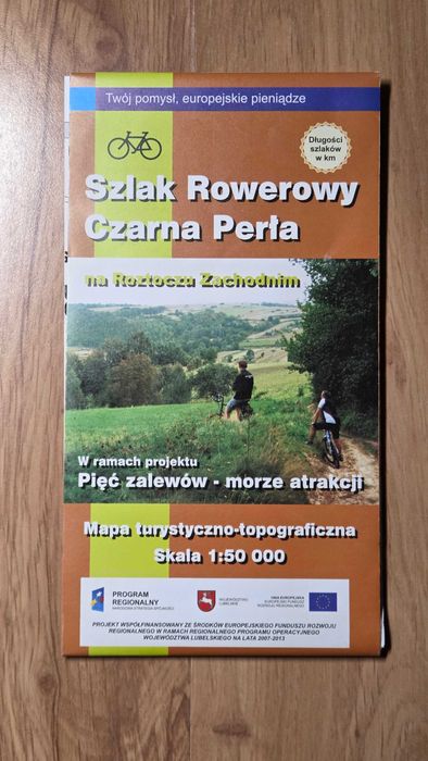 Mapa - Szlak Rowerowy Czarna Perła na Roztoczu Zachodnim