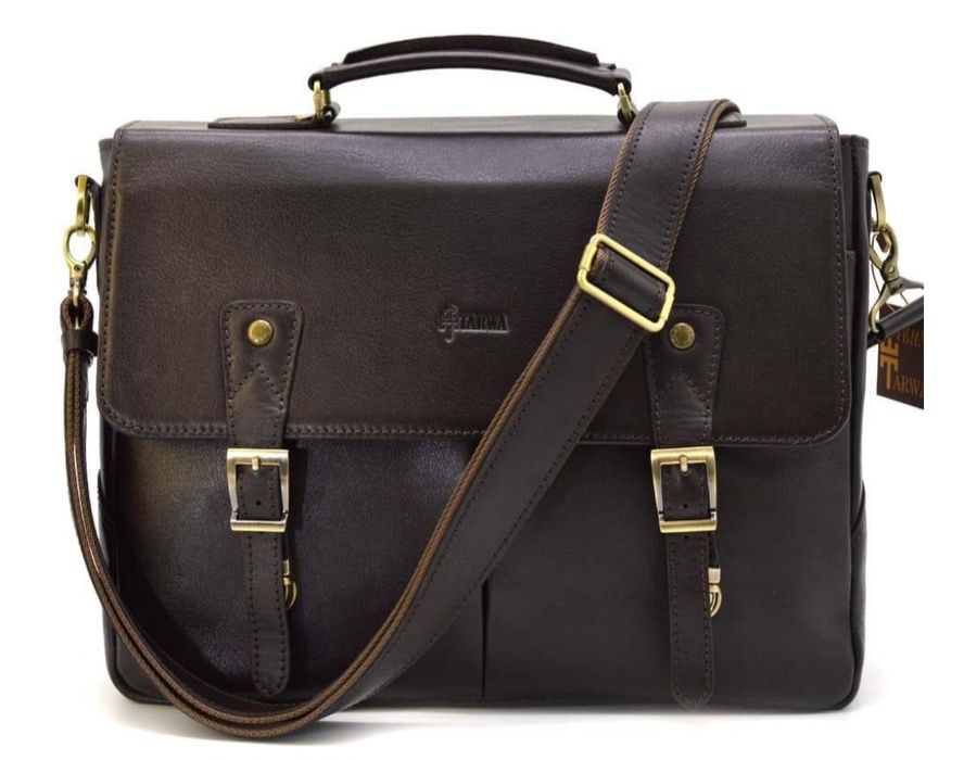 Новий!!! Діловий чоловічий портфель з натуральної шкіри.