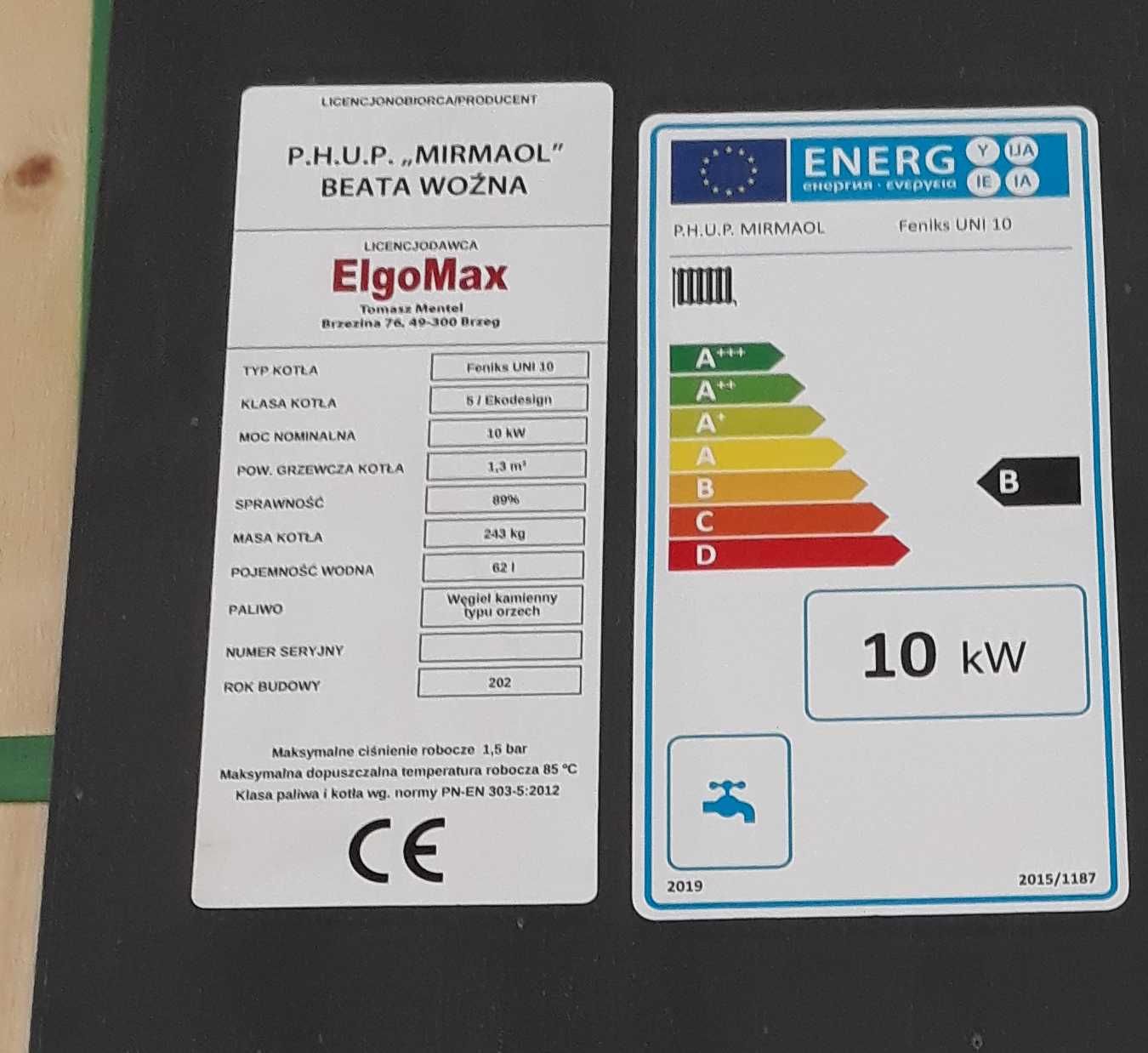 Piec na Węgiel Kocioł na Drewno 5 KLASA 10KW do 110m2 Dostawa 0zł