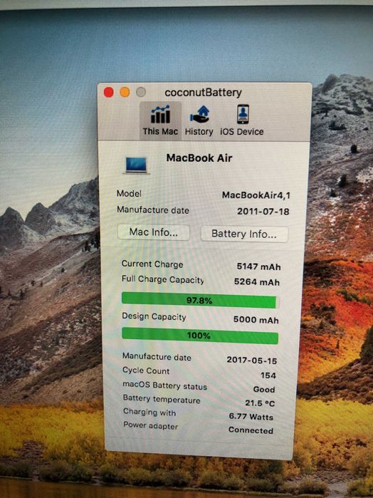 ноутбук APPLE Macbook Air Mid 2012 A1465 11" /i5/4gb/ ssd 64gb