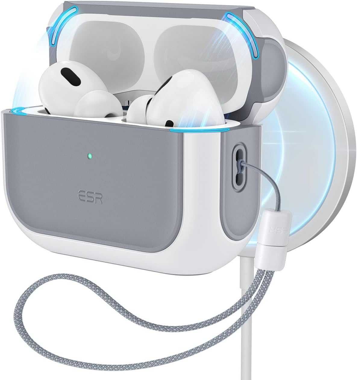 Белый чехол ESR Orbit Hybrid для AirPods Pro 2 Чехол для AirPods Pro