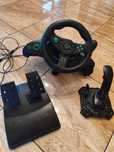 Kierownica Esperanza Nitro EGW102 + Kontroler Logitech ATTACK 3.