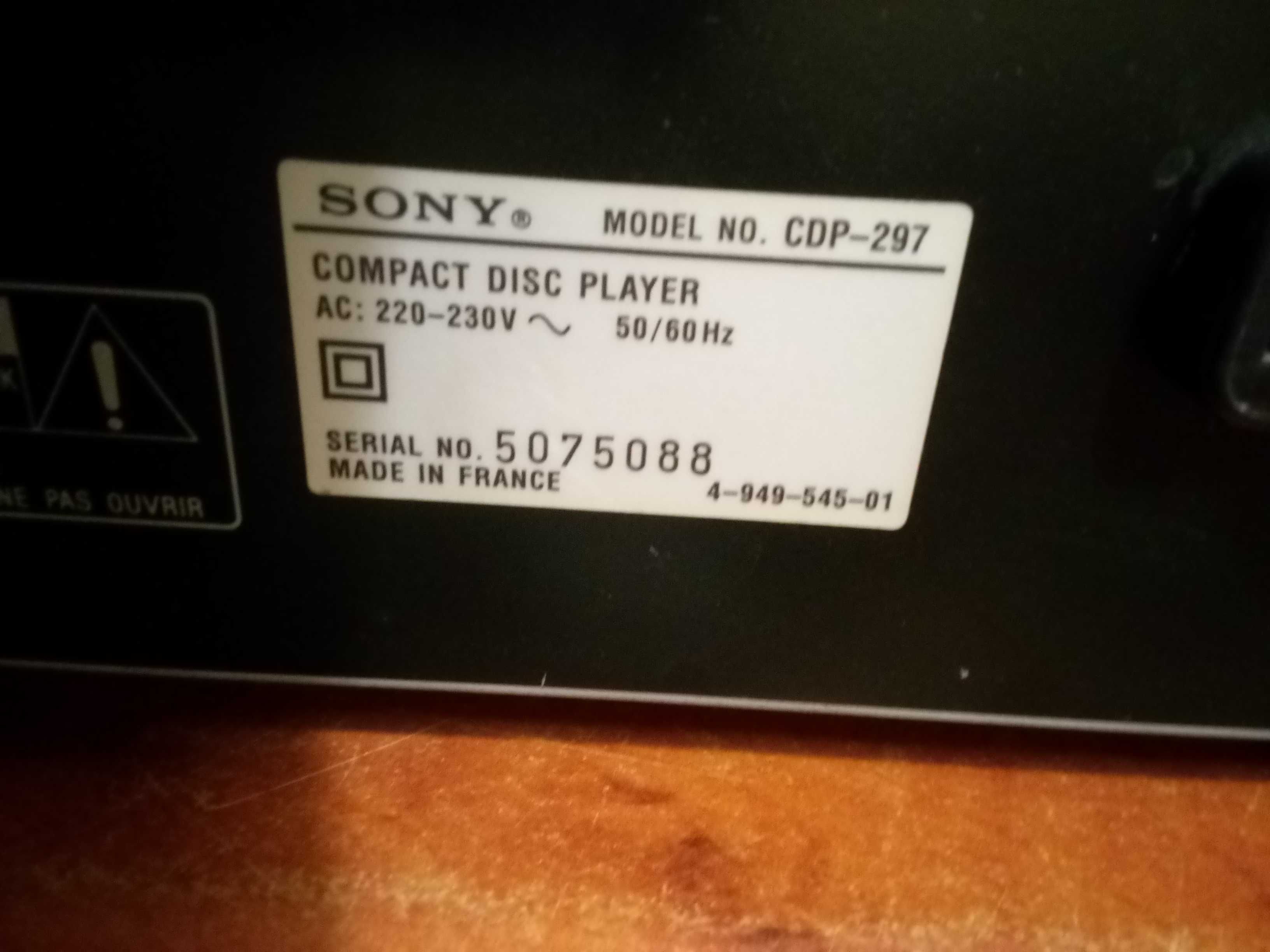 Wieża HiFi SONY TCWE405, CDP297
