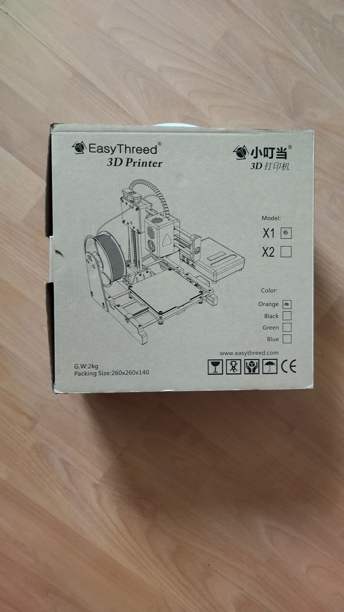EasyThreed x1 3D принтер новый