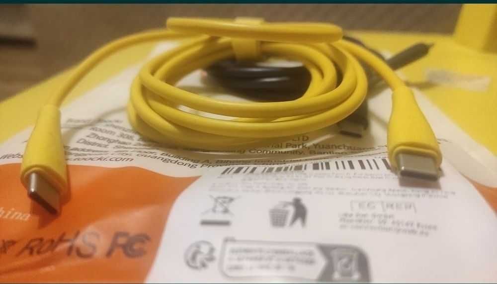 Kabel 2 szt. USB C -- USB C do ładowania telefonu tabletu