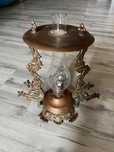 Lampa naftowa miedziana