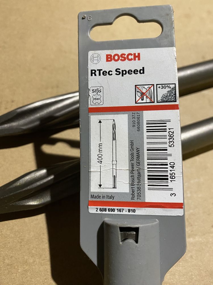 Szpicak RTec Speed 400 mm SDS MAX Bosch