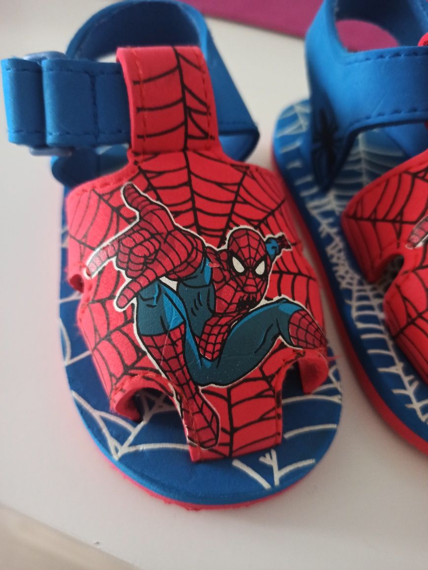 Sandały sandałki chłopięce spiderman