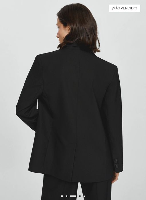 Піджак чорного кольору Манго, розмір S