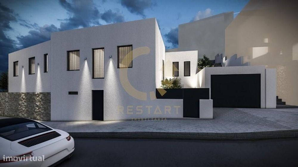 MORADIA T3 NOVA, vistas desafogadas, boas áreas, garagem, cave, espaço