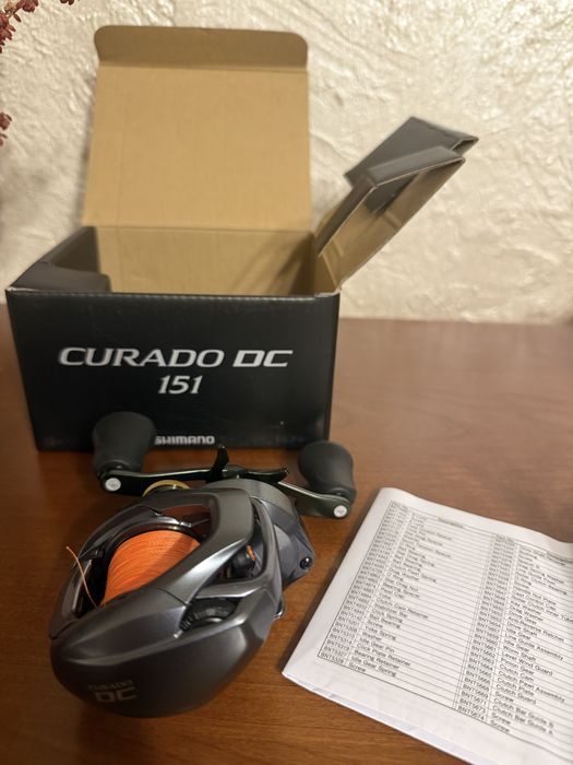 Multiplikator Shimano Curado DC 151 lewa ręka Gwarancja