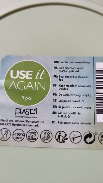 Plastikowe talerze, nowe, na kemping, dla dziecka i nie tylko