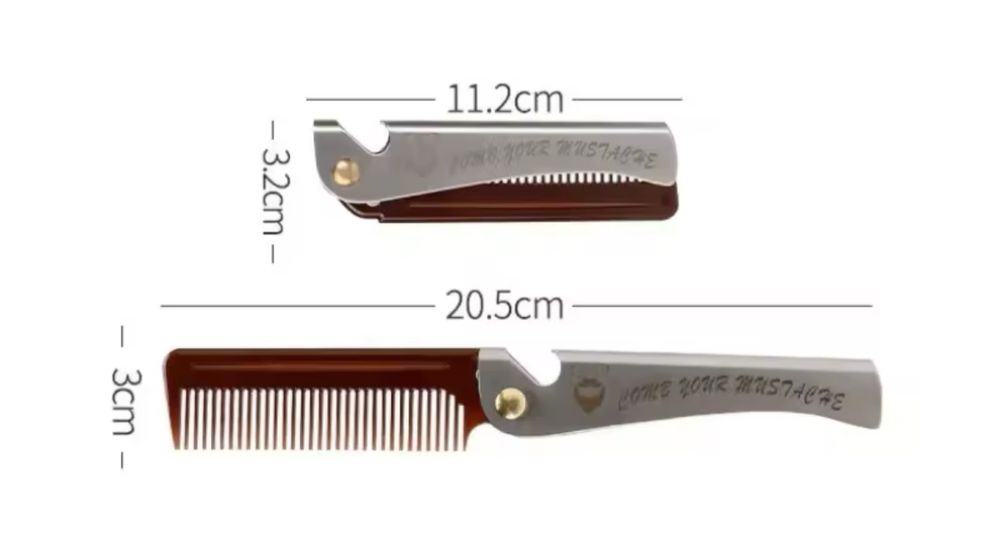 Гребінець  розчіска чоловічий  для зачіски  бороди і голови