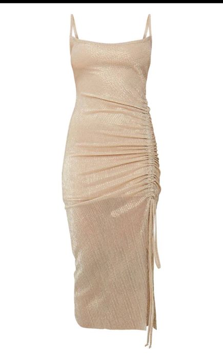 Плаття люрекс золото