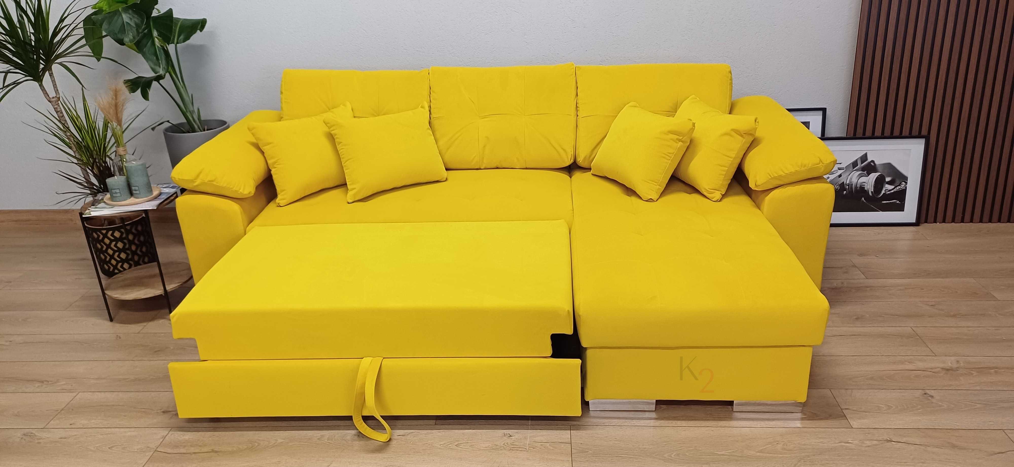 Narożnik DENVER rogówka sofa łatwo czyszczący USB hotelowy +gratis