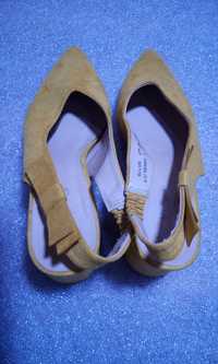 Туфли летние женские желтые