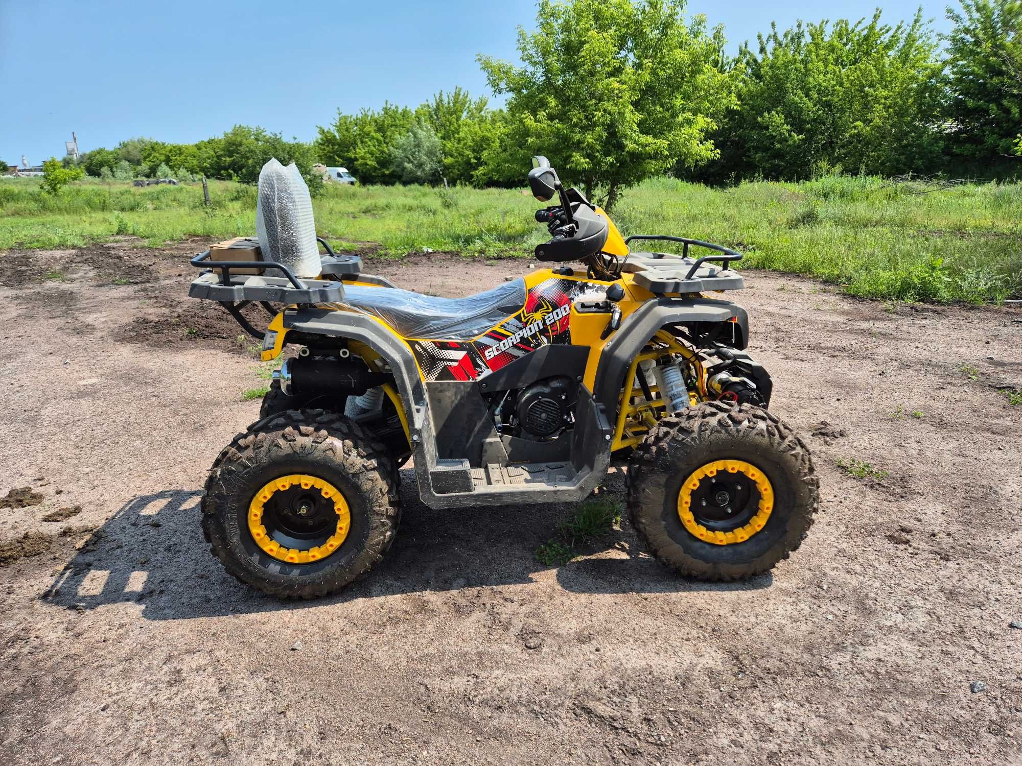 Квадроцикл Comman Scorpion 200cc делаем доставку к дверям