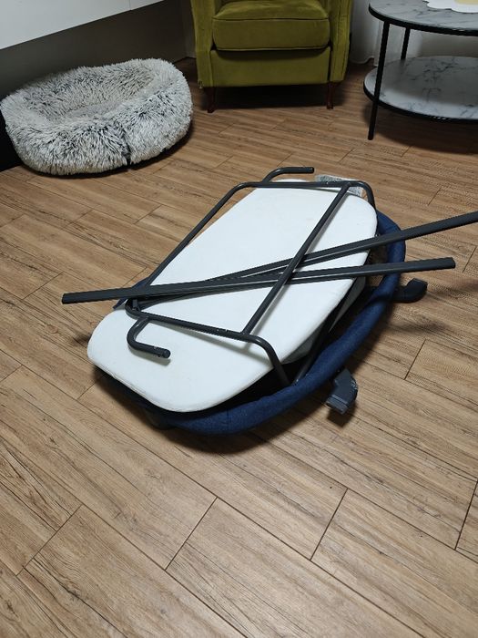 Łóżeczko dostawne Kinderkraft bea 2w1 navy blue