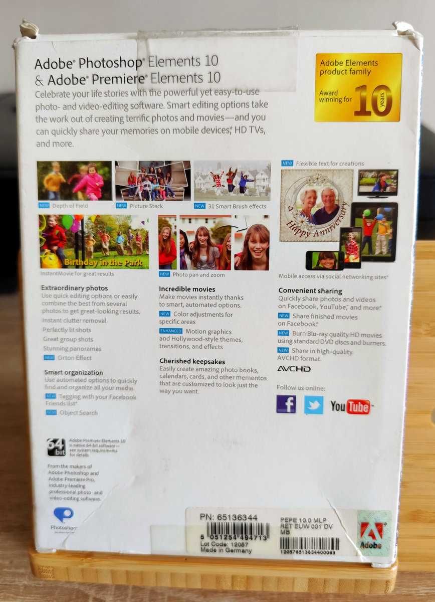 Adobe Photoshop Elements 10 & Adobe Premiere Elements 10 Czytaj Opis!