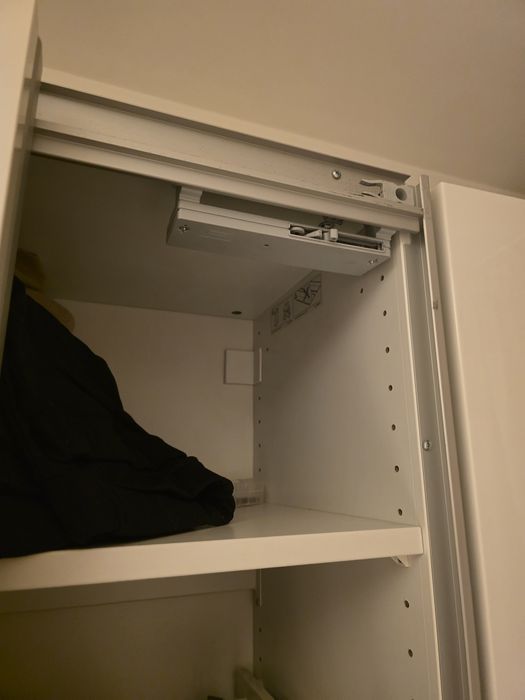 Ikea pax hasvik  4 x 75x 236 drzwi przesuwne bialy polysk