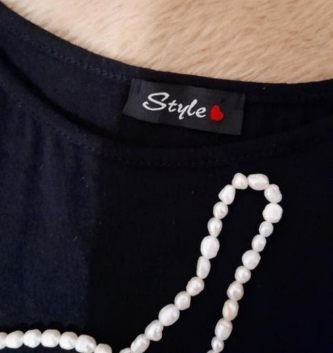 Сукня з довгим рукавом чорного кольору від бренду Style