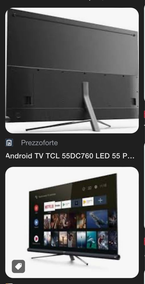 Tv 55” TCL Smart Tv Android 4k