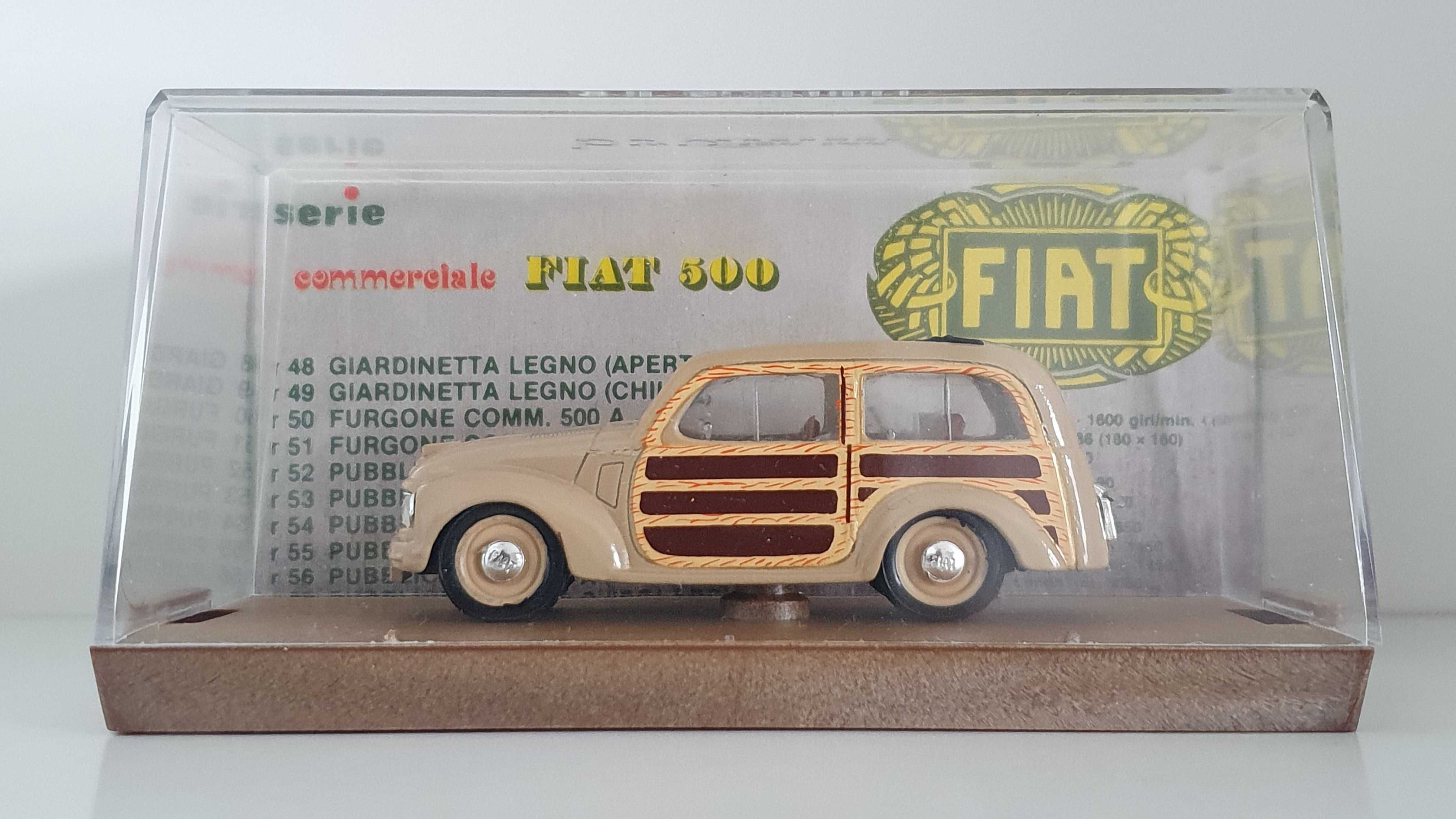 Fiat 500 Brumm Commerciale Skala 1:43 Italy