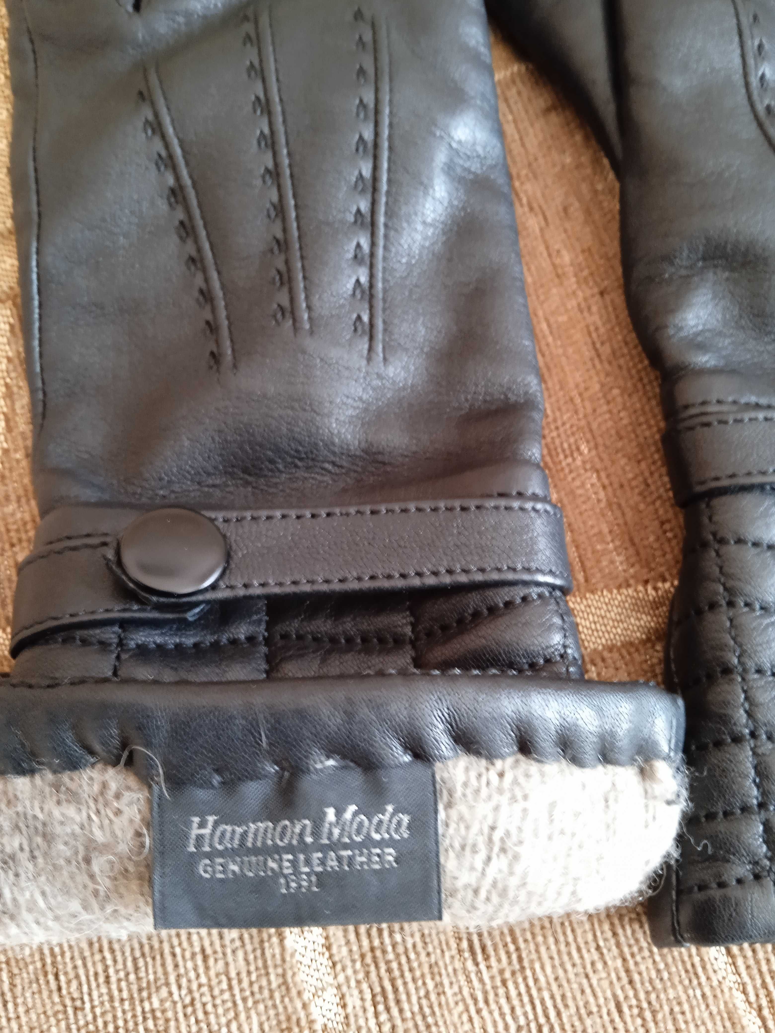 Перчатки женские кожаные Harmon Moda.