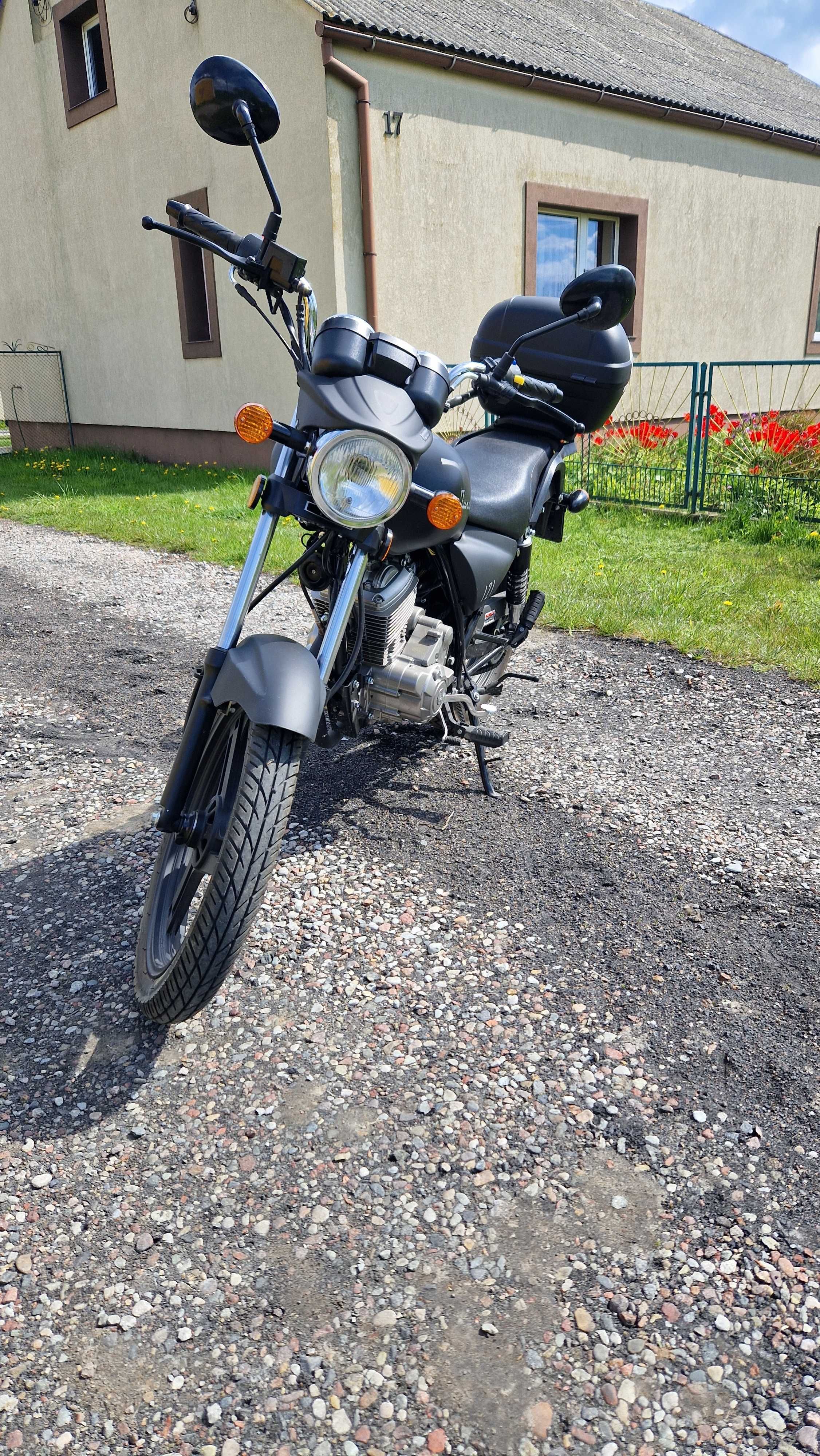 JUNAK 121 FL 125cc kat. B  2021 + kufer GRATIS, niski przebieg