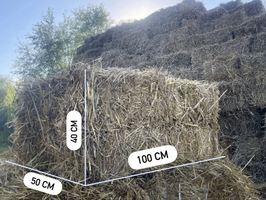 Тюки з соломи/сіна (декор)