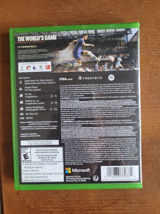 FIFA 2023, X BOX Series X,płyta,nieużywana.