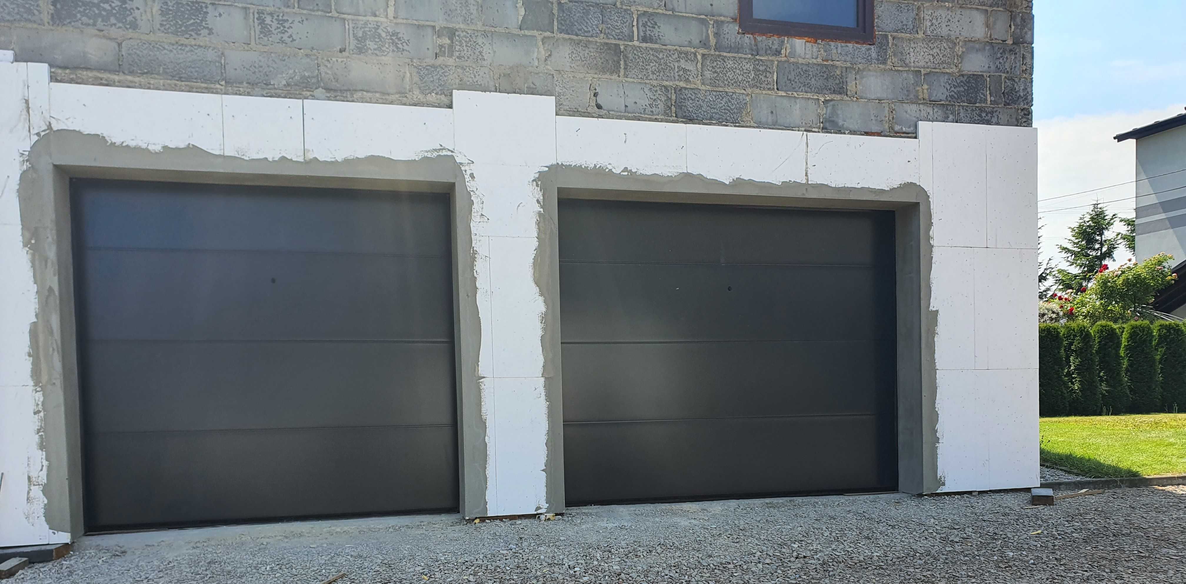 Brama garażowa segmentowa ocieplana antracyt 3000x2500