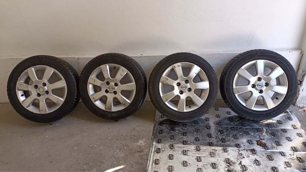 Koła z oponami zimowymi na Opel – felgi aluminiowe 15
