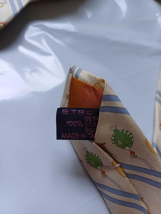 Etro Milano jedwabny krawat