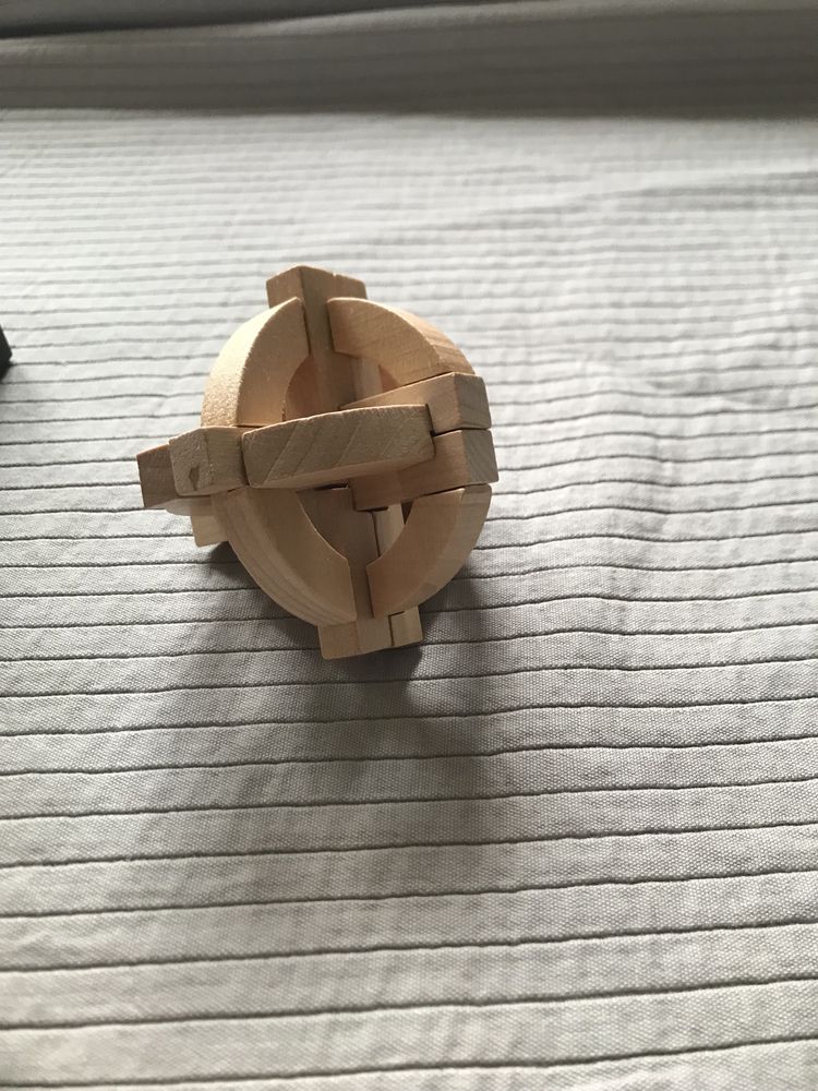 Drewniana łamigłówka puzzle 3D