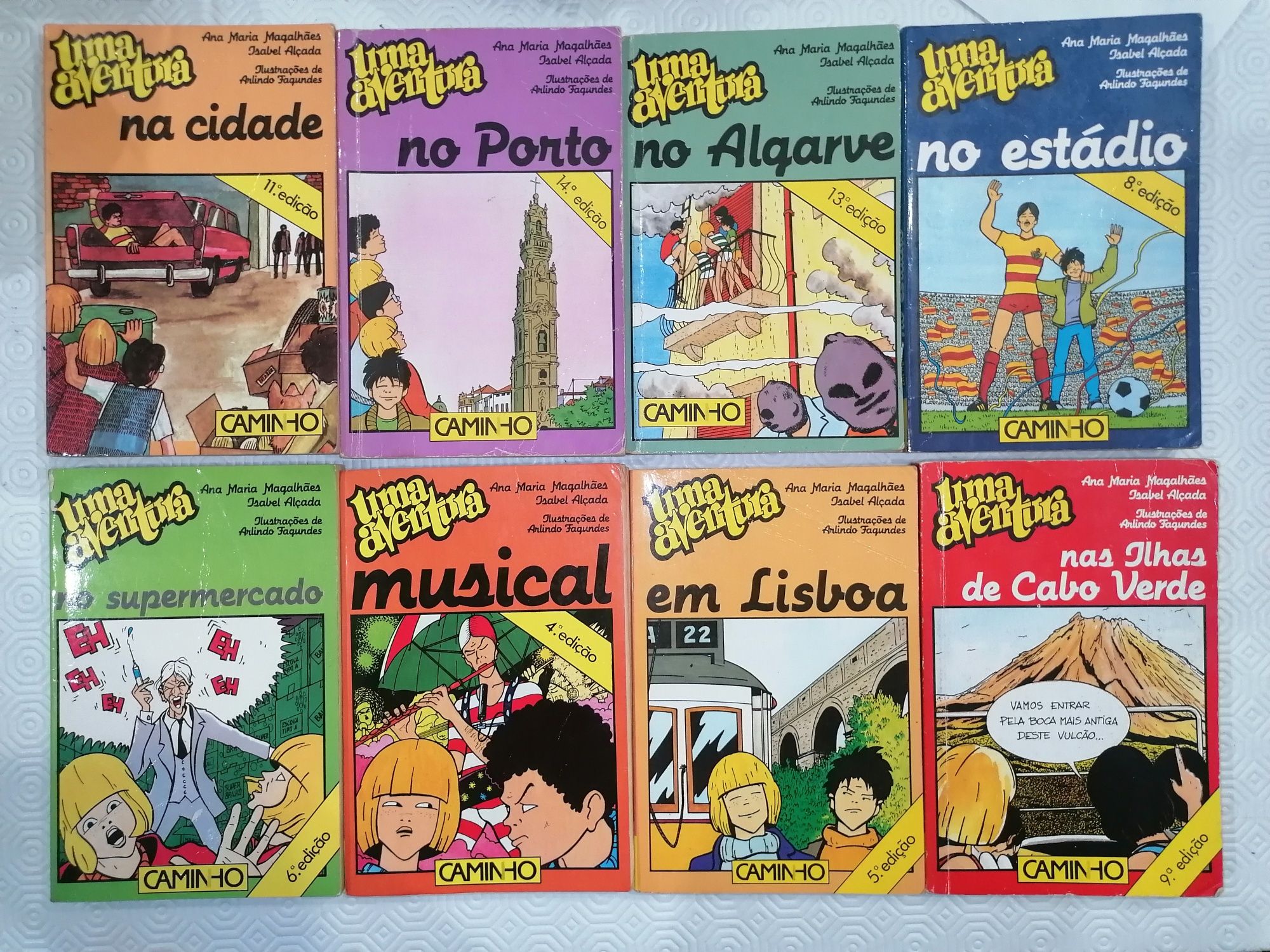 Livros colecção Uma aventura 48.47.43.25.22.17.13.12.1 e 61