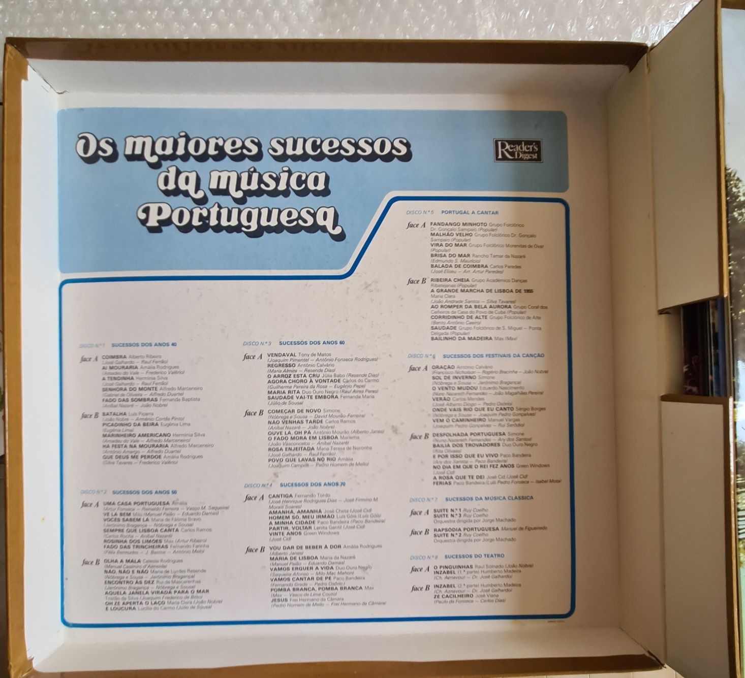 Coletânea "Os Maiores Sucessos da Música Portuguesa" - Vinil