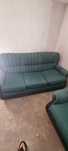Sofá Cama Antigo , 3 peças  Verde
