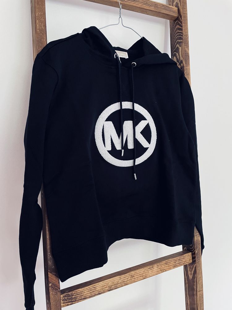Bluza MK Michael Kors czarna 34/XS 100% bawełna