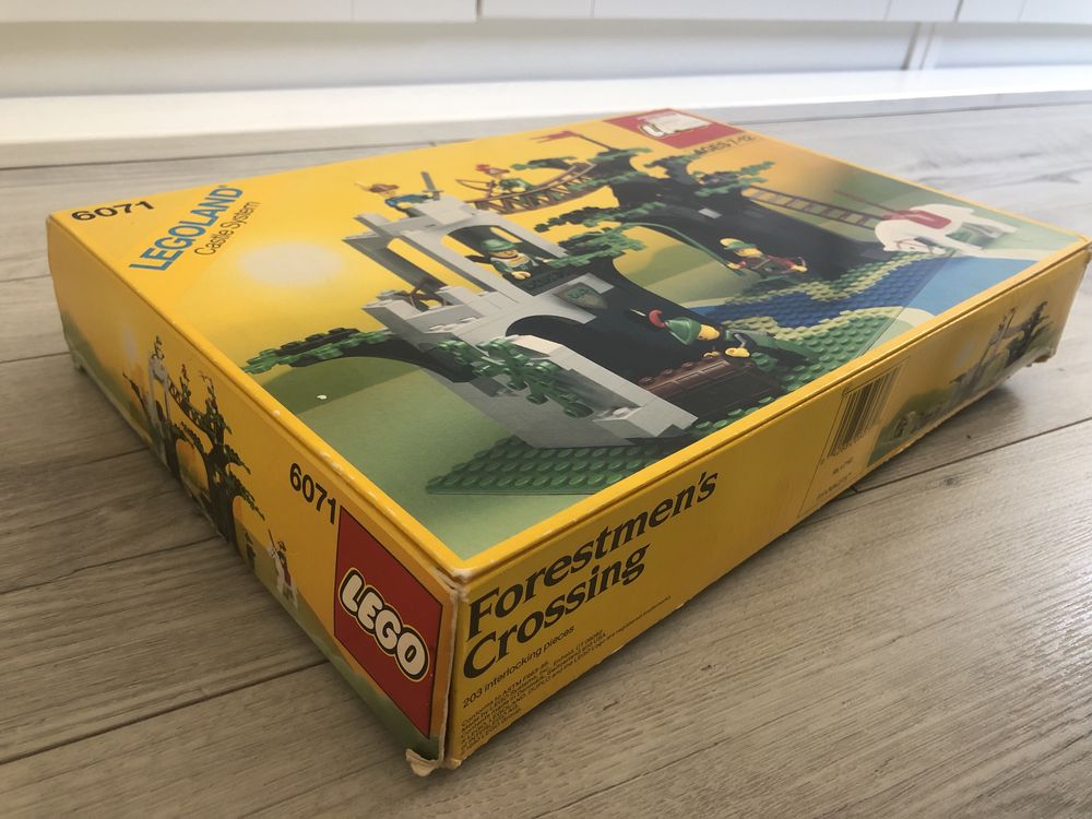 LEGO 1990r Forestmen Crossing 6071 pudełko + instrukcja UNIKAT castle