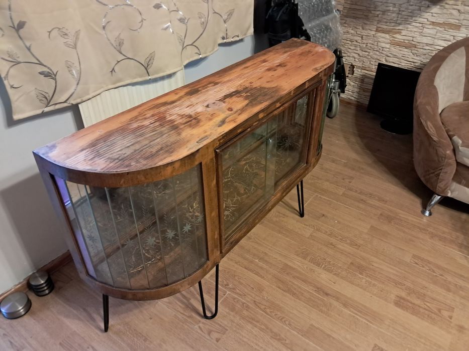 Nadstawka Retro drewniana w stylu Loft