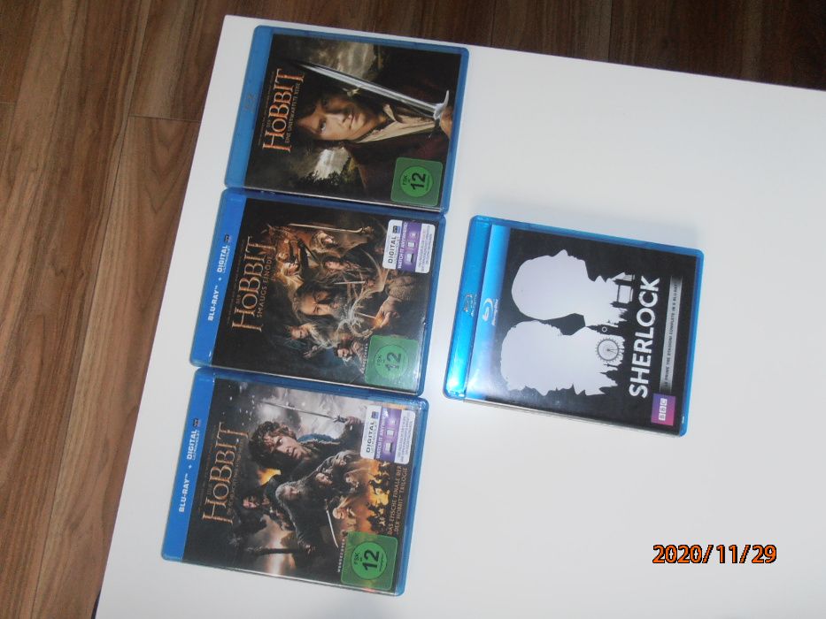 Hobbit Trylogia (6 Blu-ray)-3 wersje obcojęzyczne