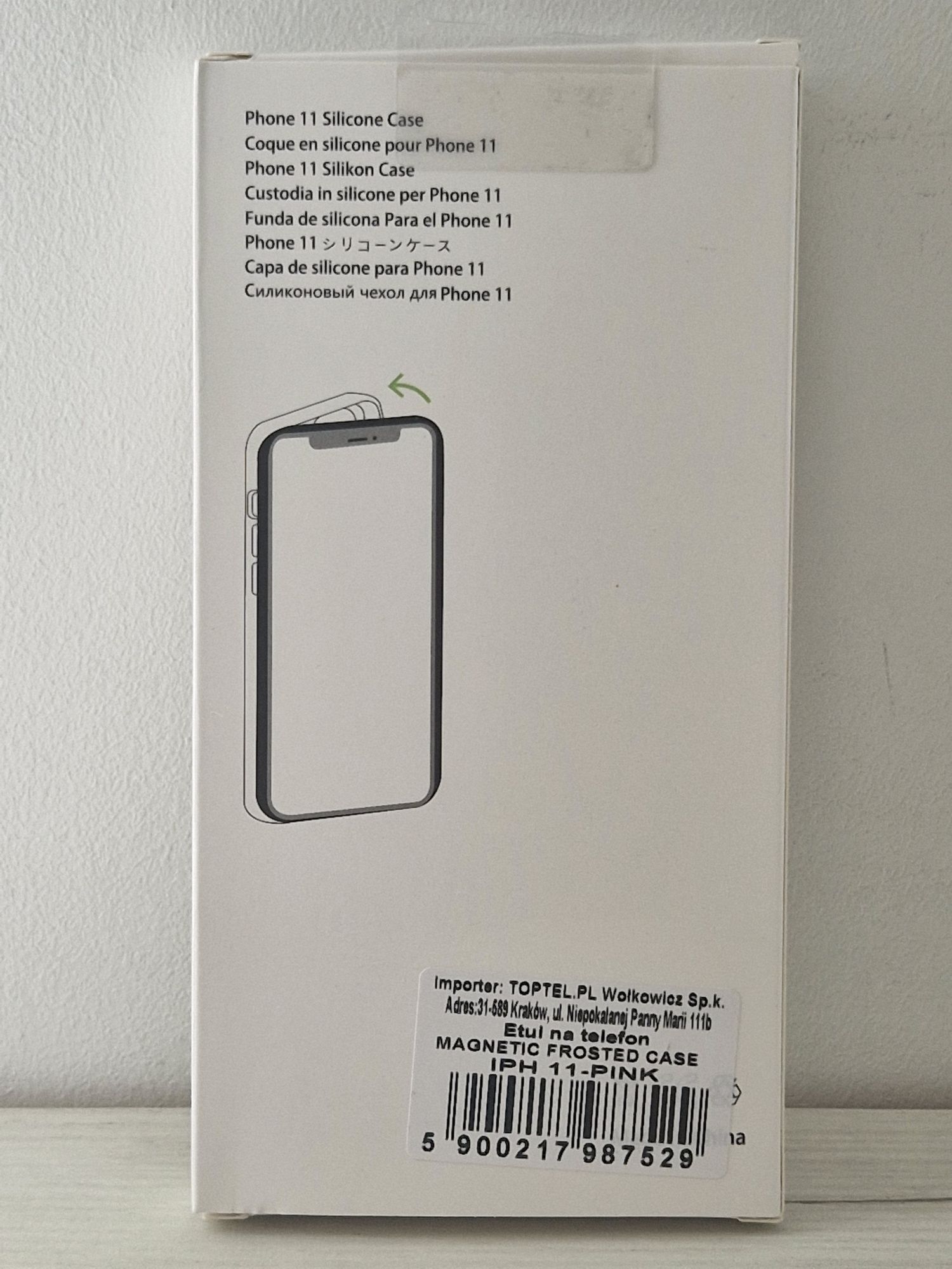 Magnetic Frosted Case do Iphone 11 Różowy