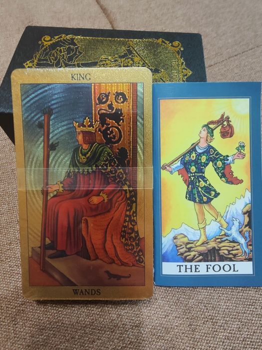 Подарункові Таро Вейта 78 карт | Золота фольга