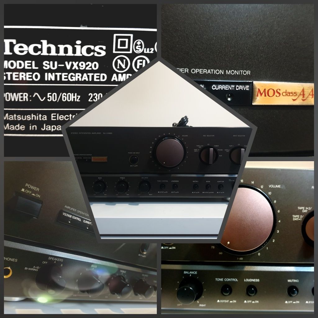 Technics SU-VX920 zintegrowany wzmacniacz mocy-bdb.stan,kolekcjonerski