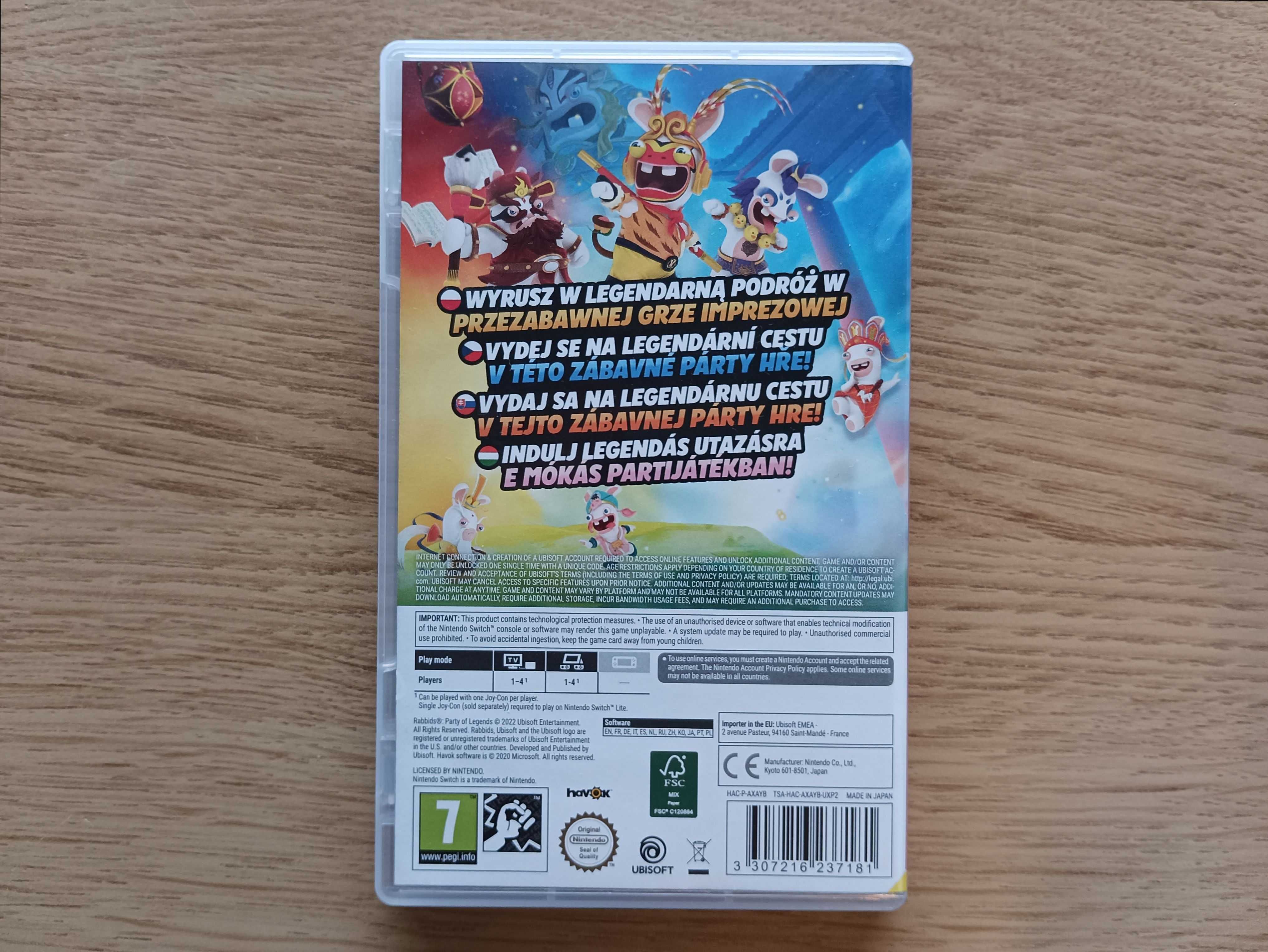 Rabbids Party of Legends na Nintendo Switch