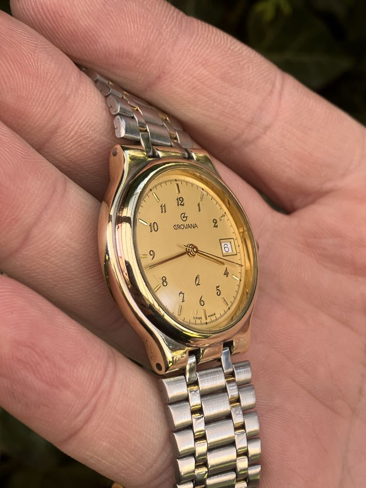 Zegarek Grovana two-tone swiss made