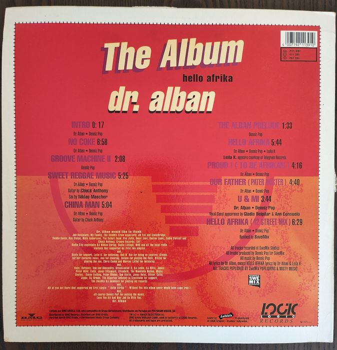 Dr. Alban, Hello Afrika The Album.