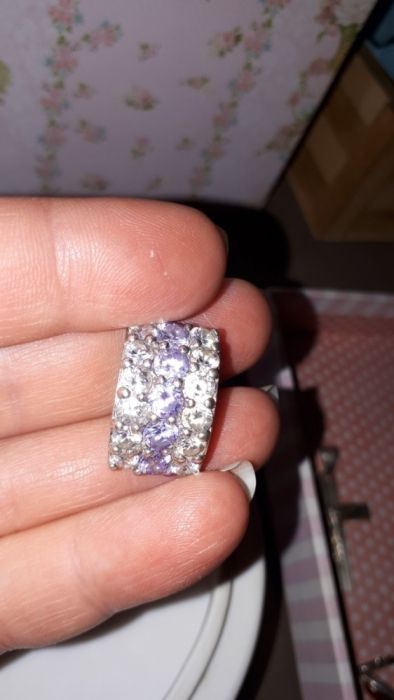 Srebrna zawieszka z cyrkonia