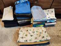 Duży zestaw ubranek ubrania dla chłopca 86-98 spodnie koszulki koszule
